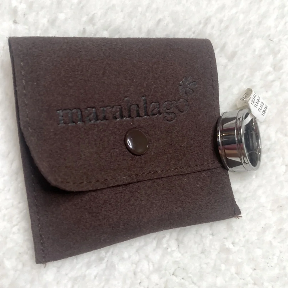 Men's Genuine Tungsten 10MM Band Size 10.5 Brand New W/Tags